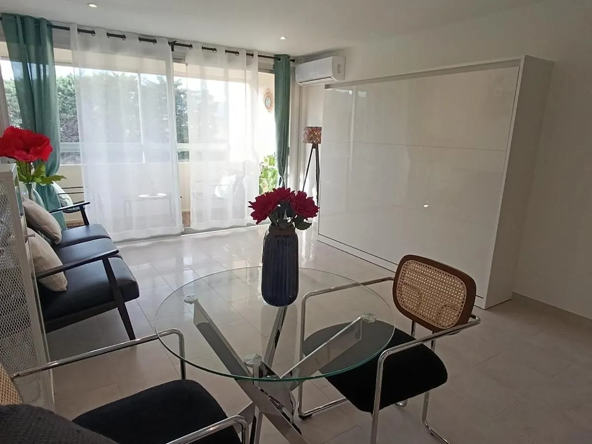 Nouveau ! Studio Avec Terrasse Dans Residence En Face De La Mer - Cannes Midi Lägenhet